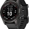 Умные часы Garmin Fenix 7S Pro Sapphire Solar (карбоново-серый титан/черный)