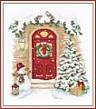 Набор для вышивания Овен Праздник в дверь стучится 1249