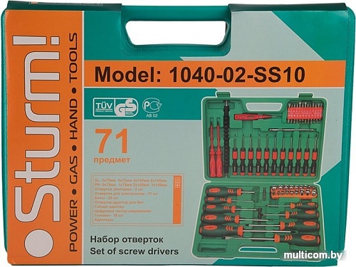 Набор отверток Sturm 1040-02-SS10 (71 предмет)