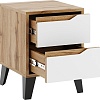 Тумба ЭлиГард Eyva 2S (дуб вотан/белый)