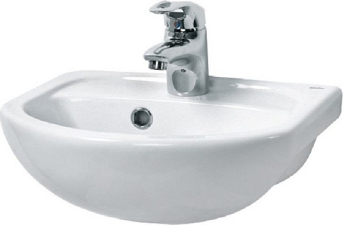 Runo Тумба с умывальником Runo Лада 40 + Mango 40 (напольная, дуб/графит)