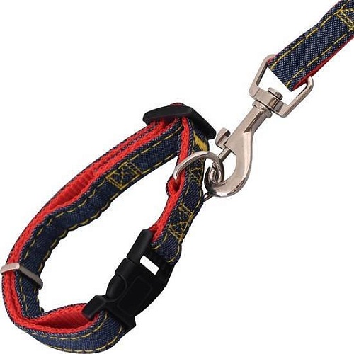 Ошейник с поводком Мультидом Стиль VL40-12 (р. M)