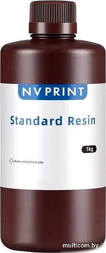 Фотополимер NV Print NV-3D-STD-RESIN-CLR-BLUE (1кг, прозрачный/синий)