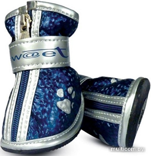 Ботинки для животных Triol YXS089-0 12241085 (синий с лапками)