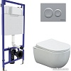 Унитаз подвесной Berges Wasserhaus Ventas Rimless + Ventas Slim SO + Novum 525 + О2 043240
