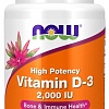 Витамин Now Foods Vitamin D-3 2000 IU (30 капсул)