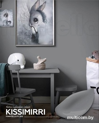 Краска Finntella Foxy Lapselli Matte Kissimirri F-50-1-1-FL205 0.9 л (серый)