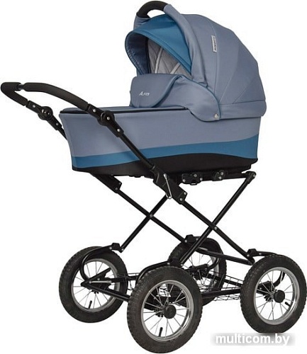 Универсальная коляска Riko Basic Alfa Classic (2 в 1, 08/серый/бирюзовый)