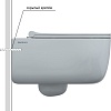 Унитаз подвесной Berges Wasserhaus Ego X Rimless 043356 (с сиденьем)