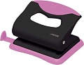 Дырокол deVente MonoChrome 4020007 20 листов (черный; неоновый розовый)