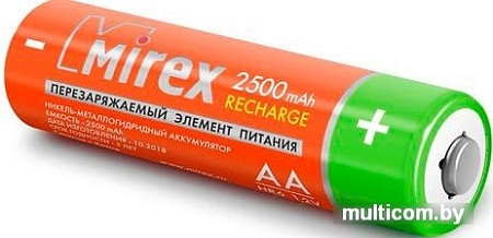 Аккумуляторы Mirex AA 2500mAh 4 шт HR6-25-E4