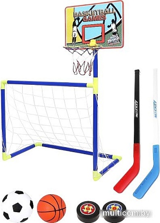Игровой набор Наша Игрушка Футбол, баскетбол, хоккей AZL899