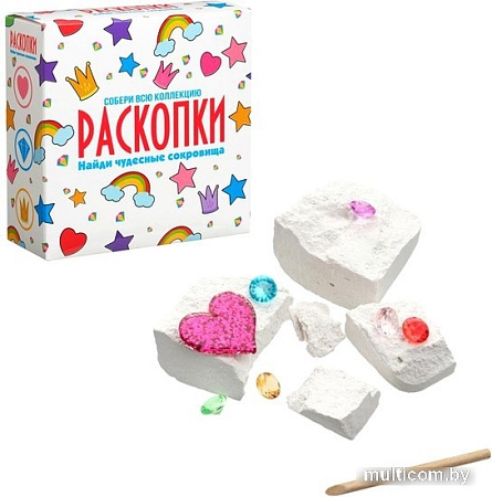 Набор для опытов Bumbaram Раскопки Чудесные сокровища dig-32