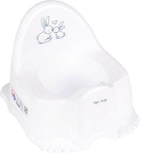 Детский горшок Tega Кролики KR-001-103 (белый)
