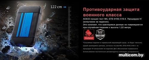 Внешний накопитель Apacer AC633 1TB AP1TBAC633Y-1