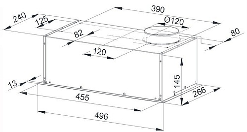 Кухонная вытяжка Weissgauff Alpha 50 PB WH