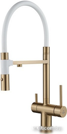 Смеситель Rose R958E (золотой сатин)