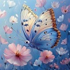 Алмазная мозаика Феникс+ Пастельная бабочка 71436
