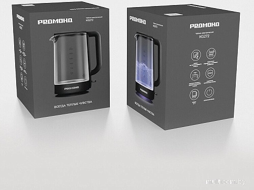 Электрический чайник Redmond (Редмонд) KG272 (черный)