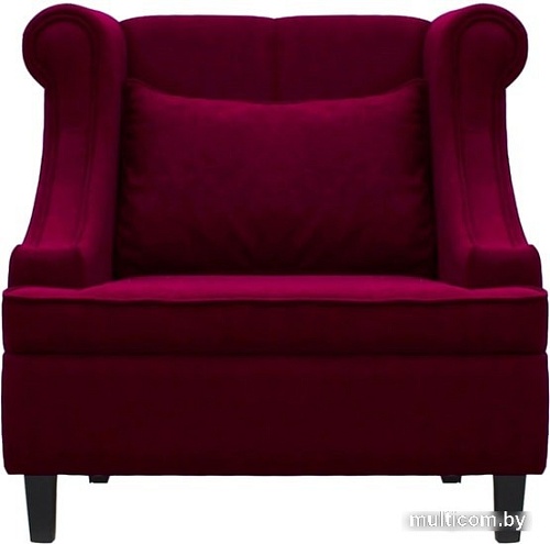 Интерьерное кресло Brioli Людвиг (велюр, B48 вишневый/темные ножки)