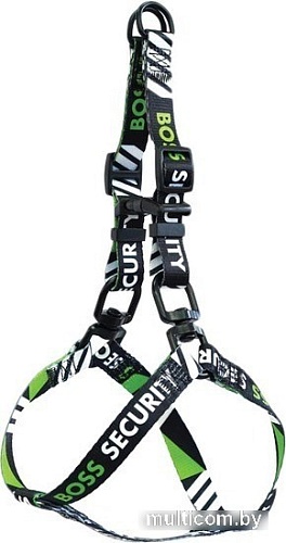 Шлея Triol Be Trendy Босс 11361054 (M, черный/зеленый)