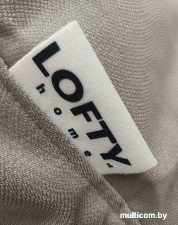 Кресло-мешок LoftyHome Груша L (велюр, серый)