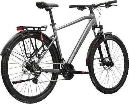 Велосипед Kross Hexagon 2.0 EQ 27.5 M/17" 2024 (разобранный, серый/графит)