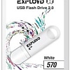 USB Flash Exployd 570 4GB (белый)