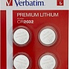 Батарейки Verbatim CR2032 Verbatim литиевая блистер 4 шт. 49533