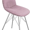 Стул Sheffilton SHT-ST29-C22/S37 (розовый зефир/хром лак)