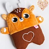 Игрушка-грелка Крошка Я Олененок с вишневыми косточками 4440965