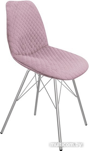 Стул Sheffilton SHT-ST29-C22/S37 (розовый зефир/хром лак)