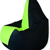 Кресло-мешок Mio Tesoro Груша Kombo XXL GF-130x85-CHN (черный/неон)