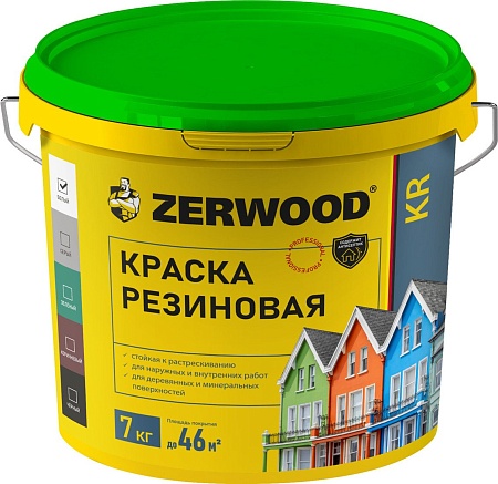 Zerwood KR Резиновая 7 кг (коричневый)