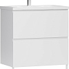 Belux Тумба под умывальник Минск Н 80-02 (1, белый глянцевый)