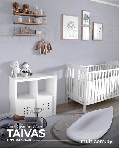 Краска Finntella Foxy Lapselli Matte Taivas F-50-1-1-FL281 0.9 л (серый)