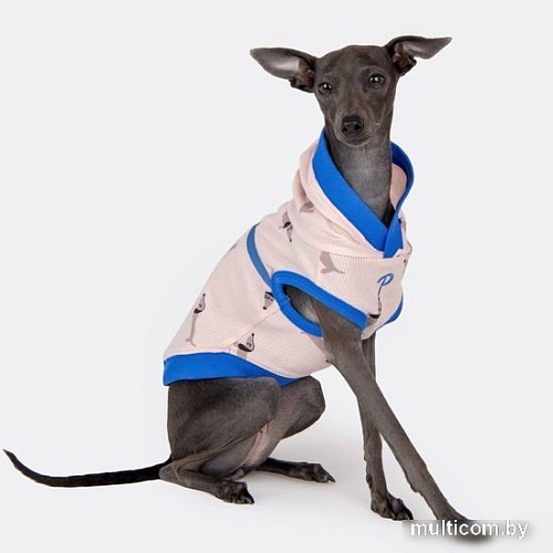 Футболка Puppia Sammy с капюшоном PAWA-TS1949-IP-L (розовый)