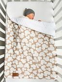 Плед Amarobaby Растем вместе. Мышонок 85x95 (коричневый)