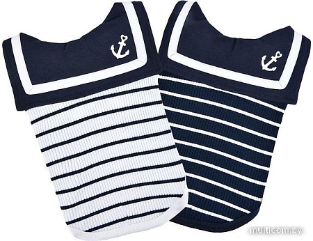 Футболка Pinkaholic Cordelia NAUA-TS7601-OW-M (в полоску, белый)