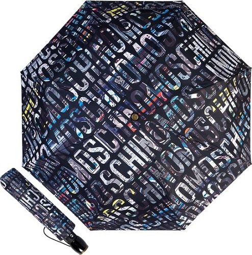 Зонт Moschino 8600-OCA Boombox Black