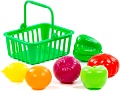 Набор игрушечных продуктов Полесье Набор продуктов №13 с корзинкой 66749
