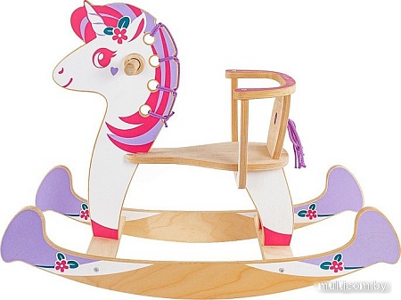 Качалка Woody Единорог тип B1 07333