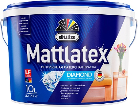 Dufa ВД Mattlatex RD100 (9 л, белый)
