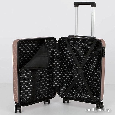 Чемодан-спиннер Mr.Bag 338-9101/5-20PNK (розовый)