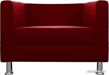 Интерьерное кресло Brioli Билли (экокожа, L19 красный)