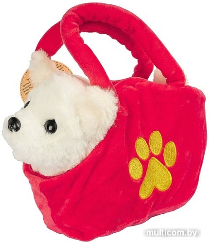 Интерактивная игрушка Bondibon Собака в сумочке ВВ4615