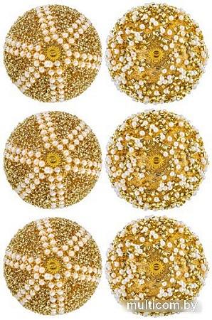 Елочная игрушка Elan Gallery Жемчужины на золотом 970106