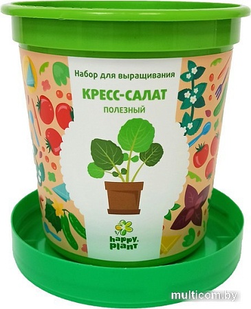 Набор для опытов Happy plant Кресс-салат полезный hpn-33