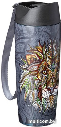 Термокружка Agness 709-086 380мл (лев)