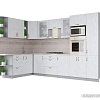 Готовая кухня Интерлиния Мила Крафт 1.88x3.2 левая (дуб полярный)